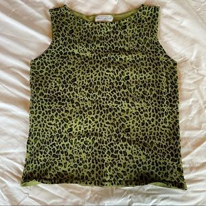 vintage cheetah print tee